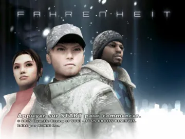 Indigo Prophecy (USA) screen shot title